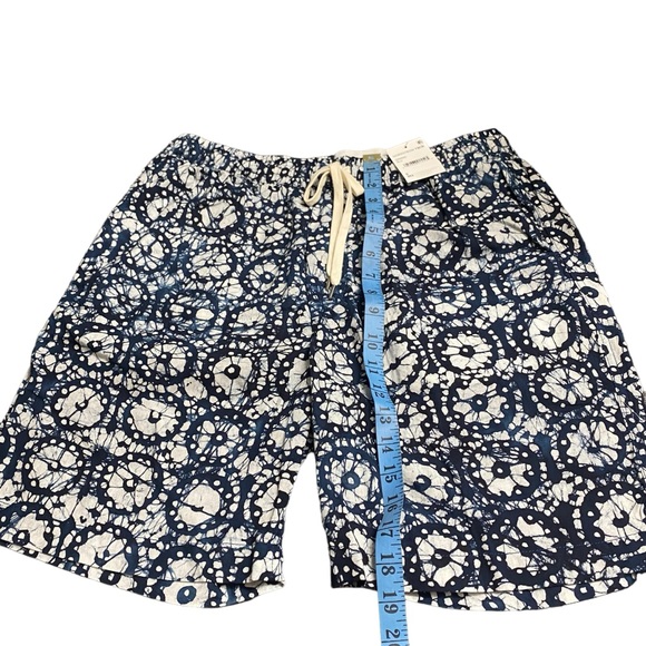 Corridor NYC Drawstring Shorts Mens Unisex Size S Blue Navy Cotton Drawcord NEW - Picture 7 of 12
